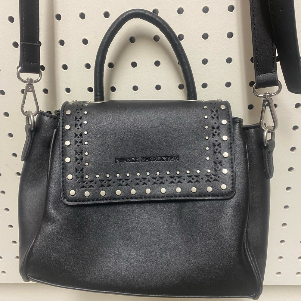 French Connection Bellita Crossbody Handbag in black